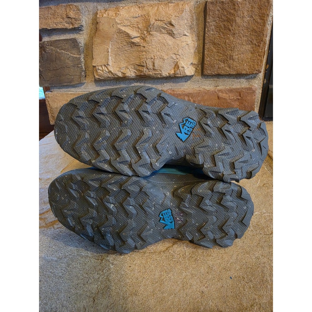 REI Co-Op Kid's Flash US 1Y EU 32 Aqua Blue Vista Trekking Hiking Shoes Boots - Picture 7 of 7